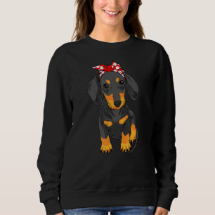 Sudadera Weenie Mama Doxie Dachshund Cortó A La Madre Del P