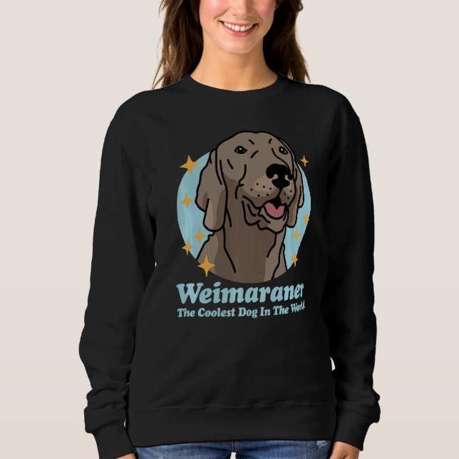 Sudadera Weimaraner Coolest Dog Dueño Weimaraner 2 (Anverso)
