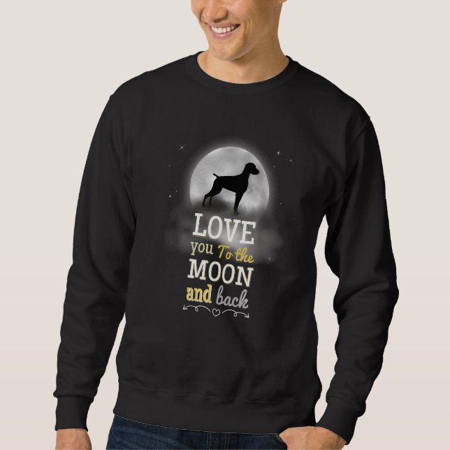 Sudadera Weimaraner Dog Breed  3 (Anverso)