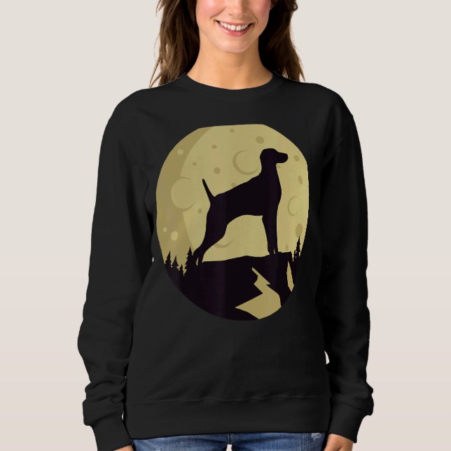 Sudadera Weimaraner Dog Retro 3 (Anverso)