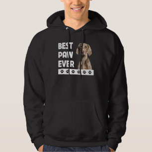 Sudadera Weimaraner Fathers Day Dog Dad Mejor Paw Nunca Dog