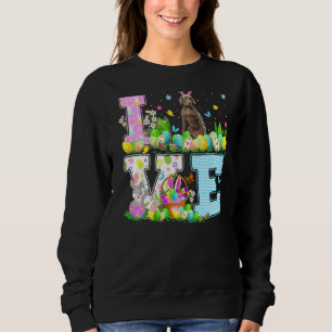 Sudadera Weimaraner Perro Semana Santa Caza de Huevo Ama We