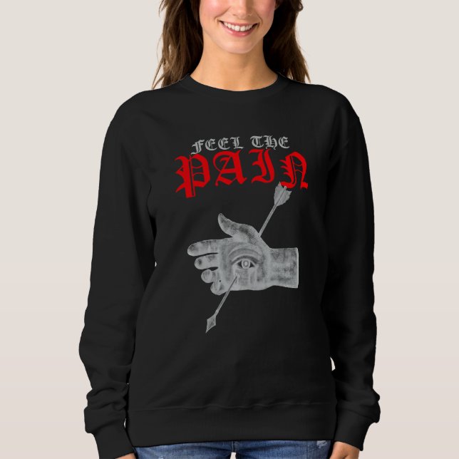 Sudadera Weirdcore Dreamcore Mano Estética Y Eyeba Rara (Anverso)