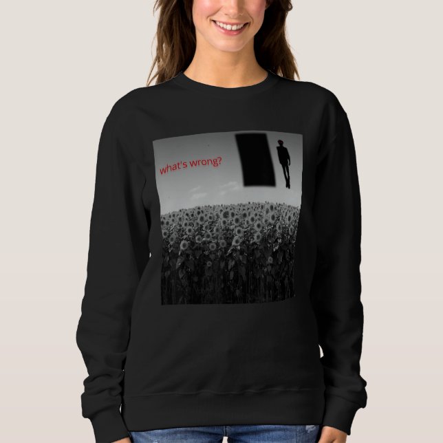 Sudadera Weirdcore Estética Strangecore Sombra Sombra Sensa (Anverso)