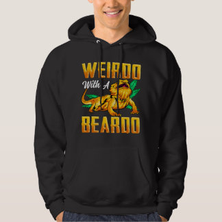 Sudadera Weirdo With A Beardo Bearded Dragon Beardie Lover