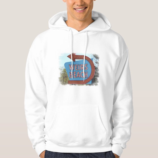 Sudadera Weirs Beach New Hampshire Hoodie (Anverso)