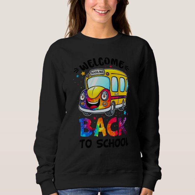 Sudadera Welcome Back To School for Bus Drivers Transportat (Anverso)