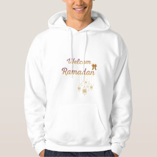 Sudadera Welcome Ramadan Elegant Islamic Lantern Design – R