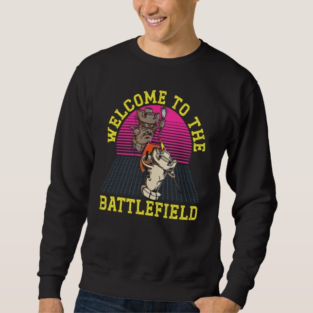 Sudadera Welcome To The Battlefield Grandmaster Board Game  (Anverso)