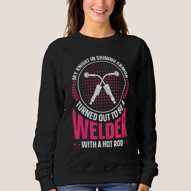 Sudadera Welder Girlfriend Wife Welling (Anverso)