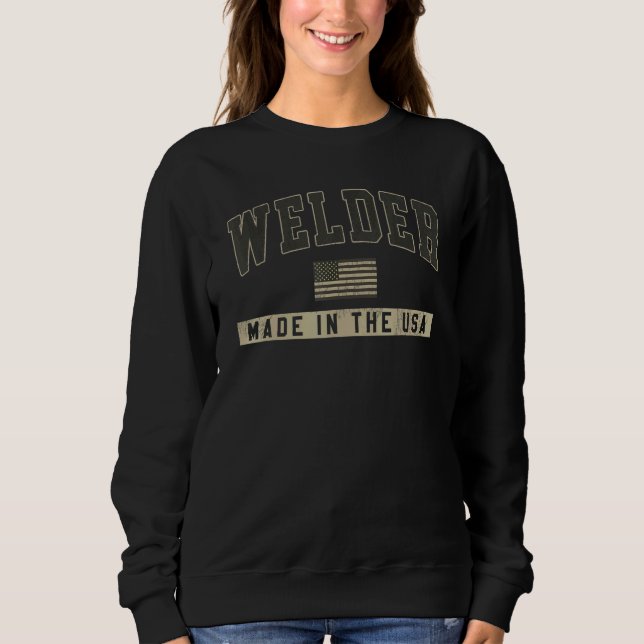 Sudadera Welder Made in the USA Welding (Anverso)
