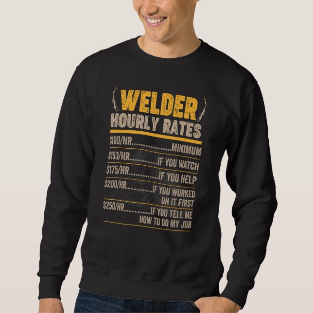 Sudadera Welder Weldin Trabajador Ironsmith Blacksmith Expe (Anverso)