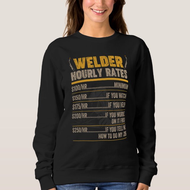 Sudadera Welder Weldin Trabajador Ironsmith Blacksmith Expe (Anverso)