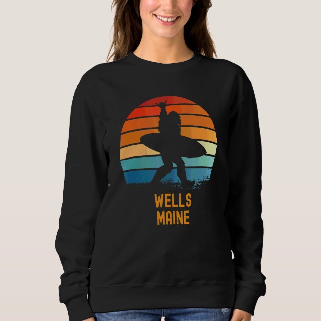 Sudadera Wells Maine Sasquatch Souvenir (Anverso)