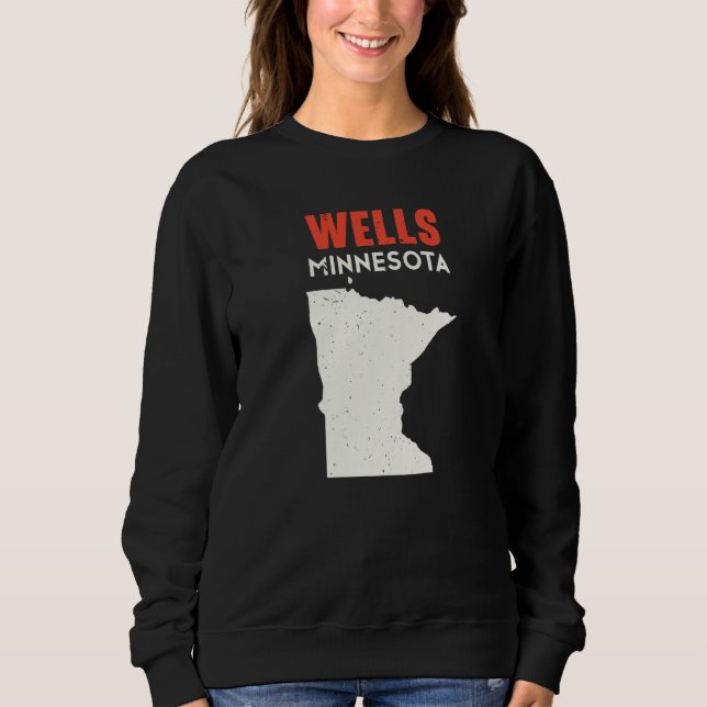 Sudadera Wells Minnesota USA State America Travel Minnesota (Anverso)