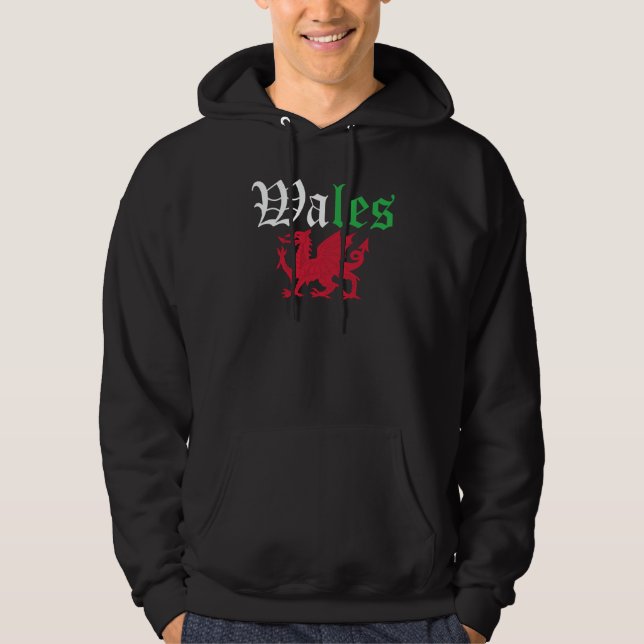 Sudadera Welsh Pride Wales Flag (Anverso)