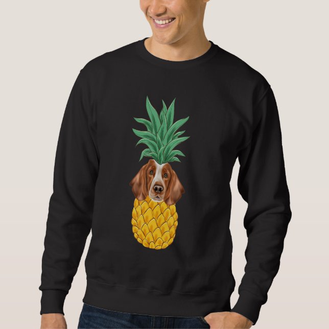 Sudadera Welsh Springer Spaniel Pineapple Dog (Anverso)