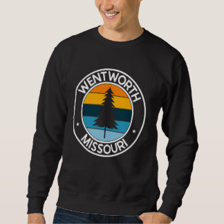 Sudadera Wentworth Missouri MO USA City Orgullo Retro Sunse