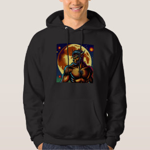 Sudadera Werewolf estilo libro de historietas frente a la l
