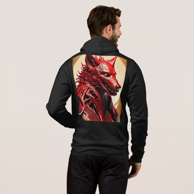Sudadera Werewolf, un antiguo guardián (Reverso completo)