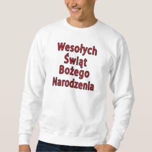 Sudadera Wesolych Swiat Bozego Narodzenia