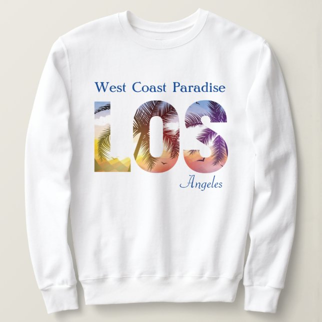 Sudadera West Coast Paradise Los Angeles Sweatshirt (Anverso del diseño)