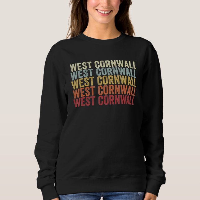 Sudadera West Cornwall Pennsylvania West Cornwall PA Retro  (Anverso)