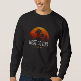 Sudadera West Covina California Retro Surfer Vintage Beach