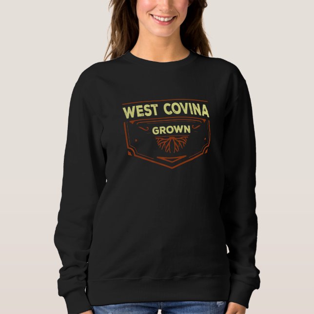 Sudadera West Covina cultivó estado de casa en California (Anverso)