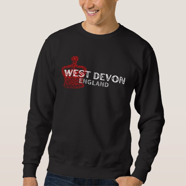 Sudadera WEST DEVON England Crown Badge (Anverso)