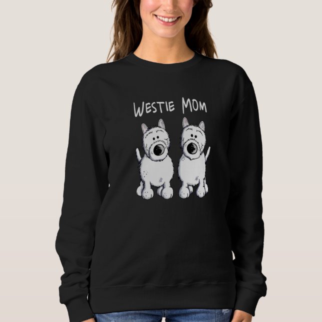 Sudadera West Highland White Terrier Mom  I Westie (Anverso)