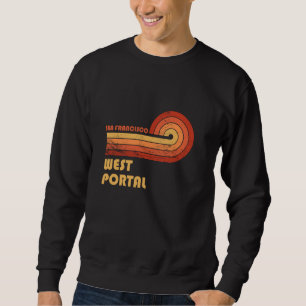 Sudadera West Portal San Francisco California Retro Vintage