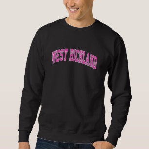 Sudadera West Richland Washington Wa Vintage Sports Pink De