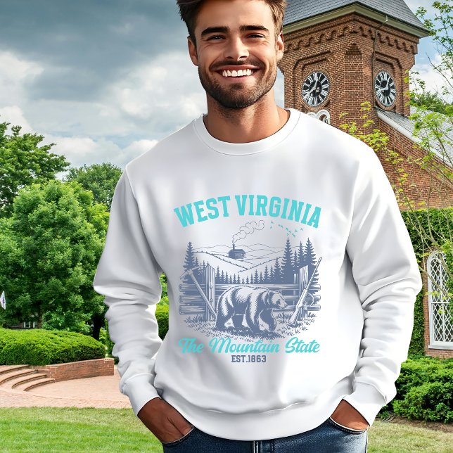 Sudadera West Virginia Wilderness Bear Souvenir (Subido por el creador)