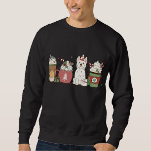 Sudadera Westie Coffee Latte Navidades de Invierno Perro Fi
