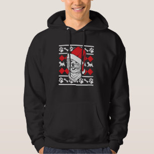 Sudadera Westie Santa Claus Navidades feos en la zona alta