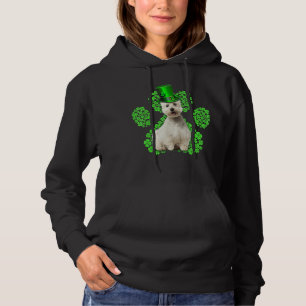 Sudadera Westie Shamrock Paw Clovers St Patrick S Day