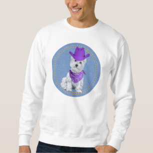 Sudadera Westie Vaquero en Denim