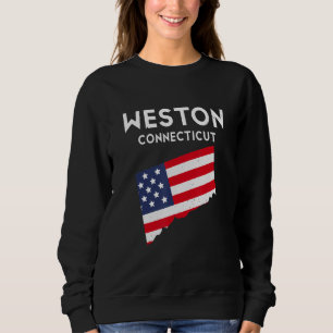 Sudadera Weston Connecticut EE. UU. Estado América Viajes C