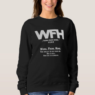 Sudadera WFH - trabajo desde casa - VERB