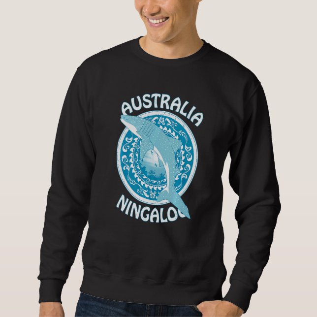 Sudadera Whale Shark Ningaloo Australia (Anverso)