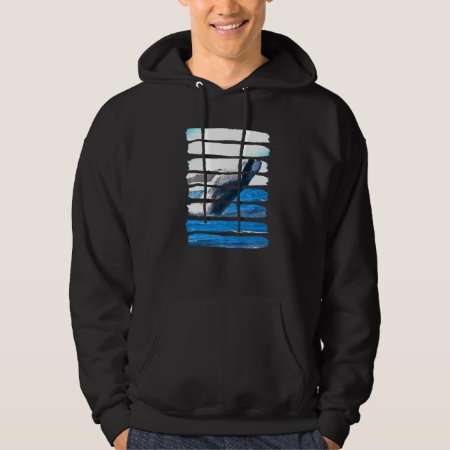 Sudadera Whale Underwater Ocean Sea Nature Animal Leisure F (Anverso)