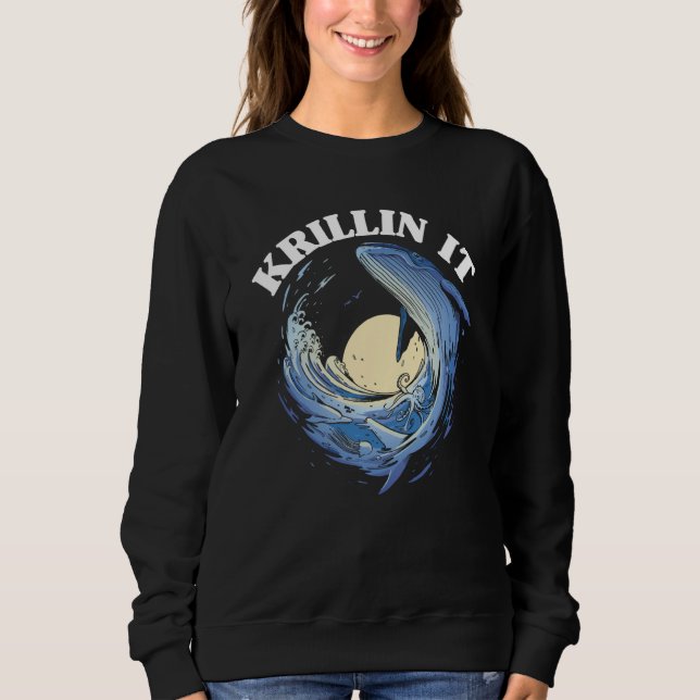 Sudadera Whale Watcher Krillin It (Anverso)