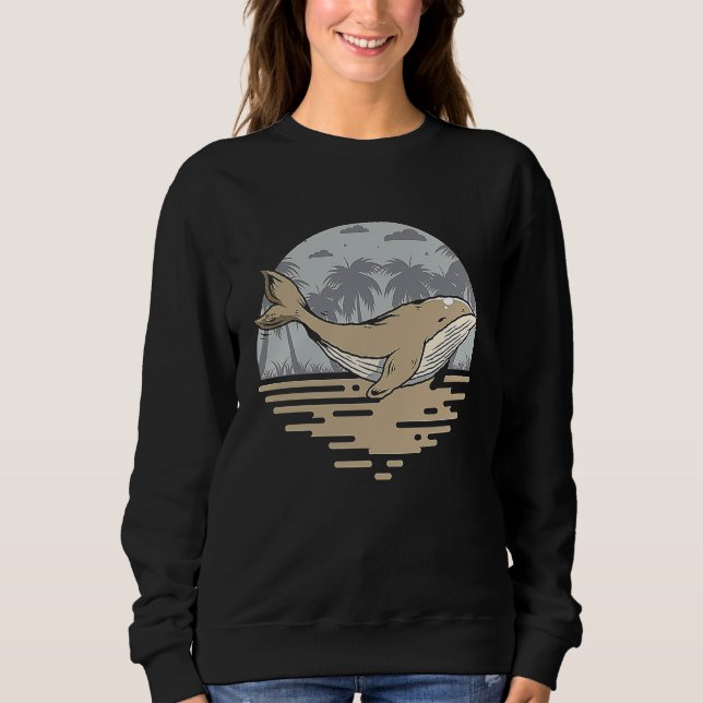 Sudadera Whales Cute Ocean Mammals  Whale   Ocean Creatures (Anverso)