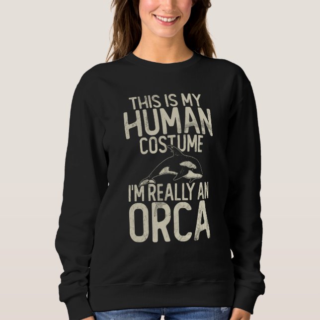 Sudadera Whales Watch Dolphin Pottwhal  Saying Orca Whale   (Anverso)