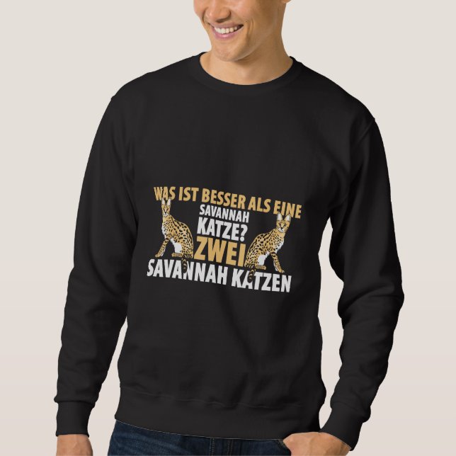 Sudadera What s better than a Savannah Cat Two Savannah Cat (Anverso)