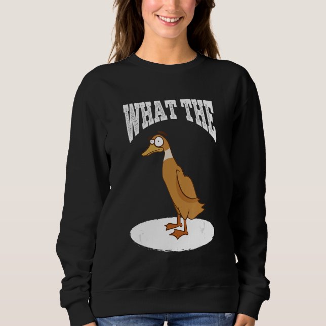 Sudadera What The Duck Duck Morning Grouch Coffee Rubber Du (Anverso)