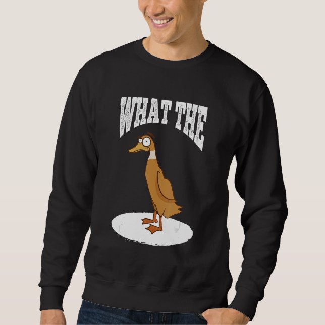Sudadera What The Duck Duck Morning Grouch Coffee Rubber Du (Anverso)
