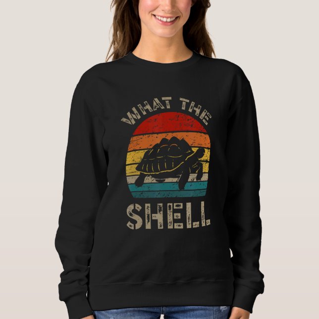 Sudadera What The Shell for a Reptile Shell (Anverso)