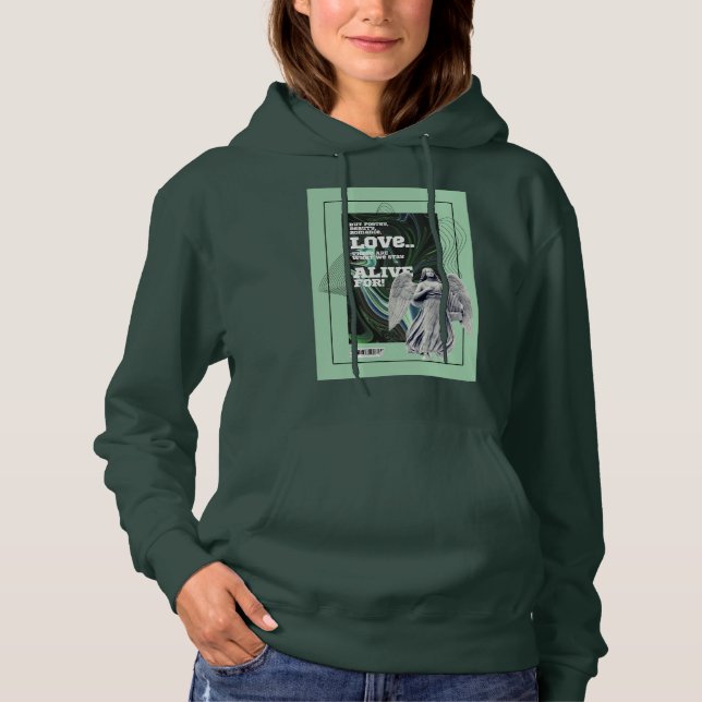 Sudadera  What We Stay Alive For Poetry hoodie  (Anverso)
